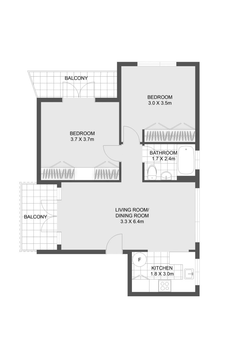 Standard 2d Floor Plan 1
